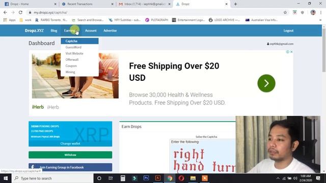 QUICK PAYOUT! JUST SIMPLY TYPE AND CLICK TO EARN MONEY! DROPZ.XYZ смотреть онлайн