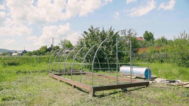 теплица Купала установка с поликарбонатом смотреть онлайн