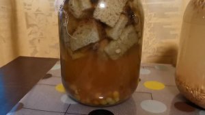 Вкусный квас из ржаного хлеба