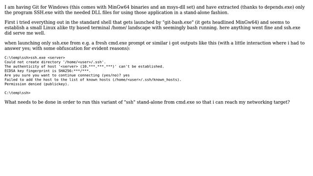 Using ssh from Git for Windows in a stand-alone fashion смотреть онлайн