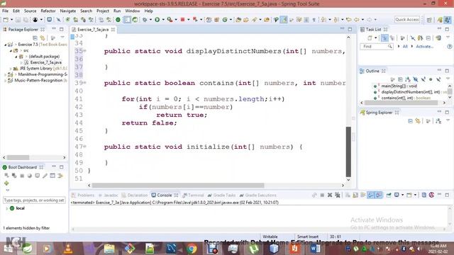 Introduction To Java Programming Exercise 7 5a смотреть онлайн