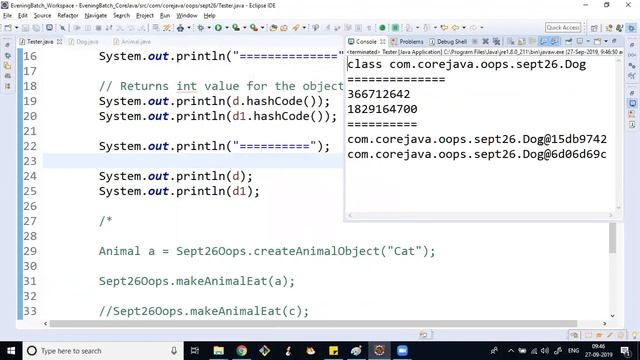 Core Java Session-27 Java.lang.Object Class смотреть онлайн