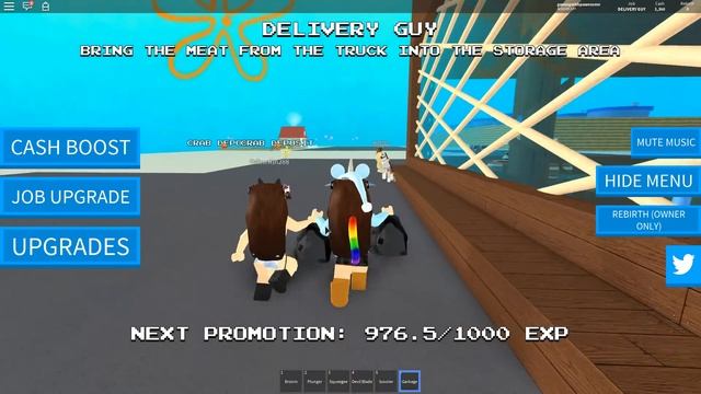 YELLING AT MY WORKERS!! ROBLOX FAST FOOD SIMULATOR смотреть онлайн