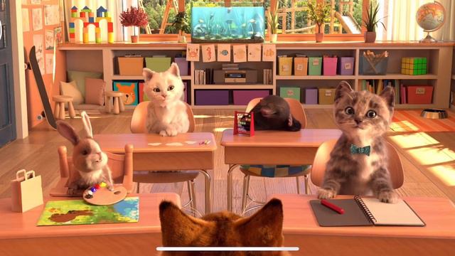 Little Kitten & Friends Preschool - Best App For Kids Learn with the cutest cat Fox and Shee Part 4 смотреть онлайн
