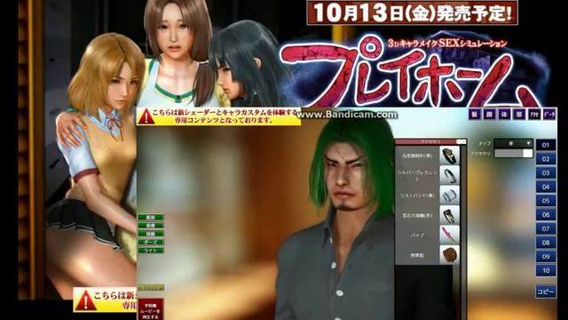 Tutorial How To Make Character In H-game PlayHome (trial)