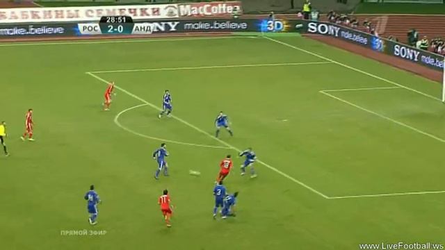 Россия 3 -0 Андорра @ Роман Павлюченко(гооо) смотреть онлайн