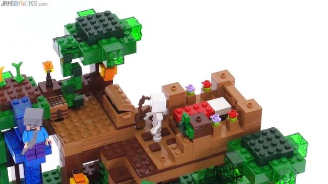 LEGO Minecraft Jungle Tree House review! 21125 смотреть онлайн