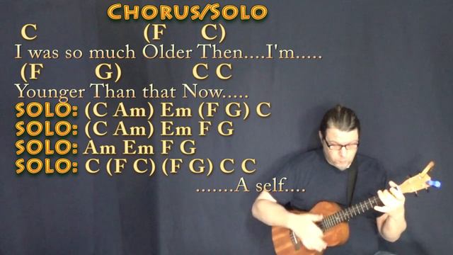 My Back Pages (Bob Dylan) Bariuke Cover Lesson in C with Chords/Lyrics смотреть онлайн