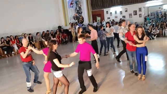 V Kharkov Z'n'B Competition - Bachata J'n'J Novice - Отбор (3 заход) смотреть онлайн