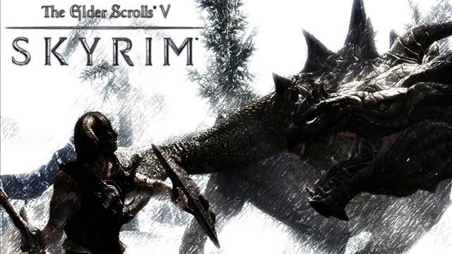 skyrim dragon fight music смотреть онлайн