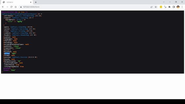 Прием и обработка данных с формы без дополнительных возможностей Symfony смотреть онлайн