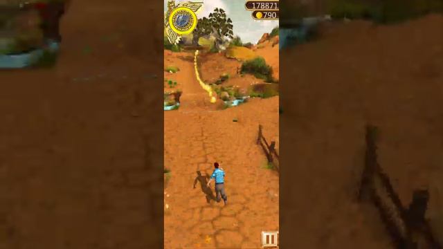 Endless Temple Water slide : Frozen Oz Junglen Oscar Diggs Run смотреть онлайн