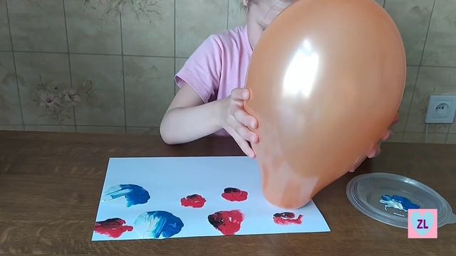 Рисование для детей. Рисуем шариком смотреть онлайн