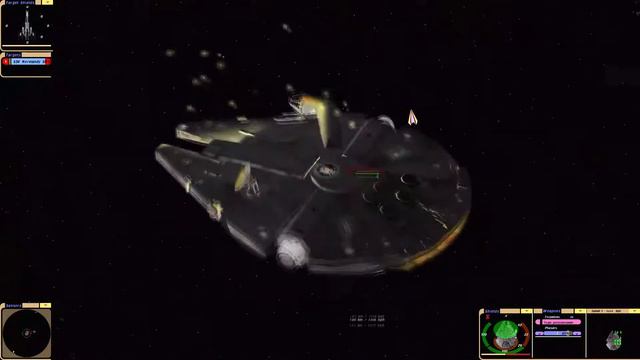 Millennium Falcon Vs Mass Effect Normandy SR2 Blooper! смотреть онлайн