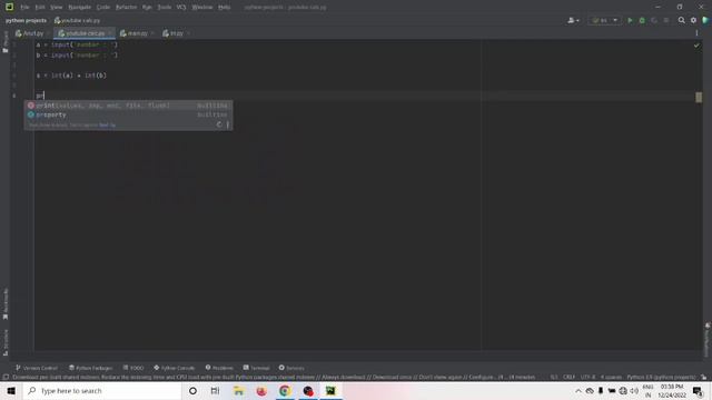 How to make a simple calculator | Python | only addition | Pachus Media смотреть онлайн