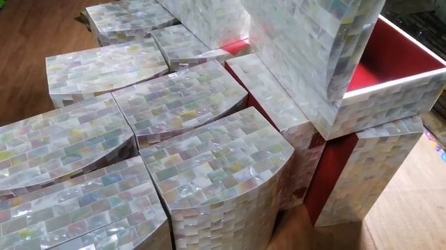 Diy morther of pearl 5x7 jewelry box white red felt? смотреть онлайн