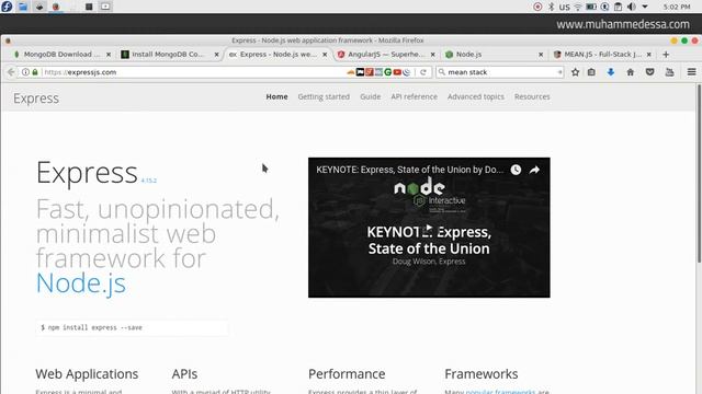 2 MEAN js Mongodb , ExpressJS , AngularJS , NodeJS смотреть онлайн