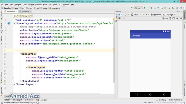 Your App - part 29 - ScrollView смотреть онлайн