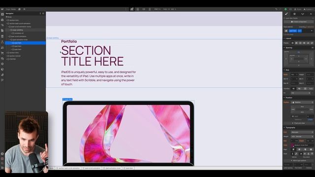 Apple iPad Air Website-Animation in Webflow nachbauen смотреть онлайн