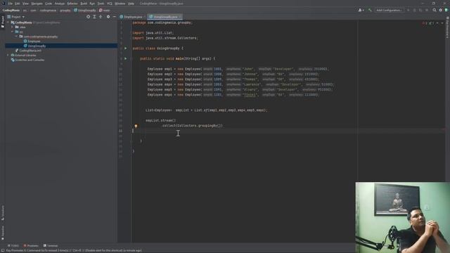 Implementation of grouping by using Java 8 смотреть онлайн