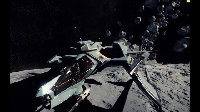 Star citizen ALFA 2.0.0C Asteroid landing :) смотреть онлайн