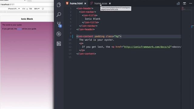 Ionic 3 - Page Background Options смотреть онлайн