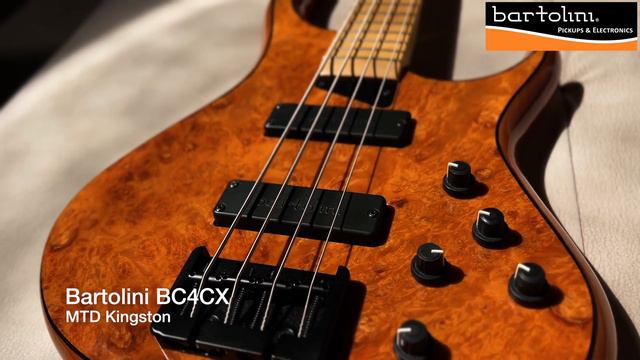 Bartolini BC4CX pickup - MTD Kingston bass смотреть онлайн