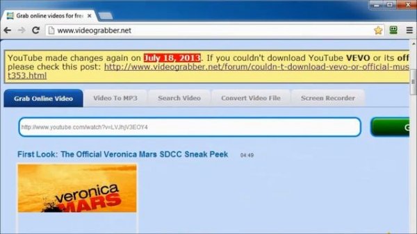 Avoid installing Savevid browser plugin - use Video Grabber as an alternative