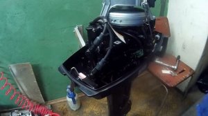 Покупка бу лодочного мотора, на примере NS Marine 9.8 .