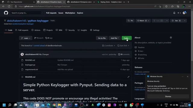 How Hackers Create Keylogger with python code | [NOTE : this Video is for educational purpose only смотреть онлайн