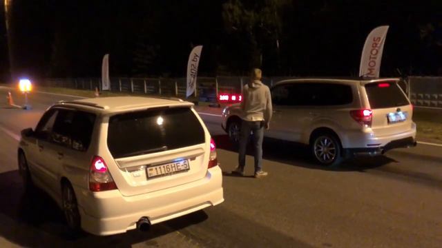 Subaru Forester STI SG9 vs Subaru Forester S-edition смотреть онлайн