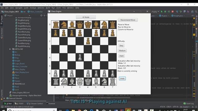 A Level Computer Science Chess Engine with AI NEA Testing смотреть онлайн