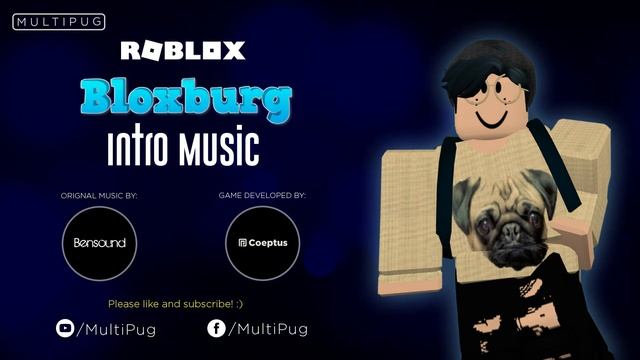 [ROBLOX MUSIC] Bloxburg INTRO Music (1 Hour Seamless Loop)