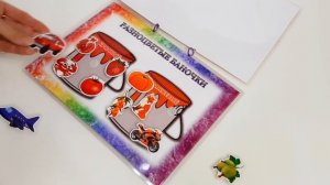Игры на липучках Цветные баночки Игры с детьми Развивающие