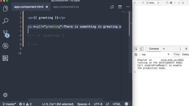 Angular 015 - ng directives(*ngIf) смотреть онлайн