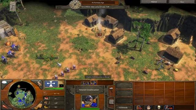 Age of Empires III - Act I: Blood - Temples of the Aztec смотреть онлайн