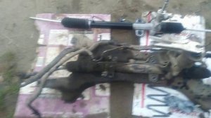 Замена рулевой рейки MN101681 mitsubishi outlander 2006