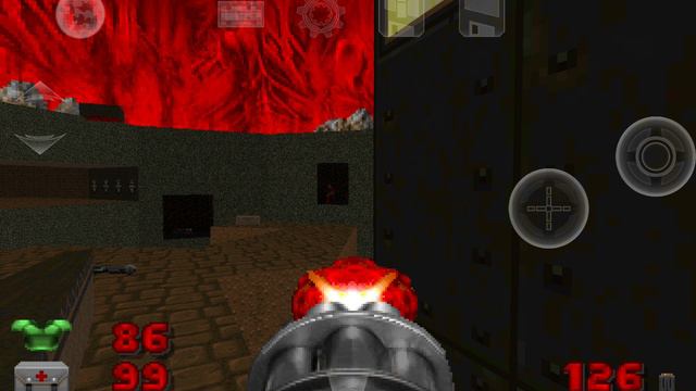 Уровень 23 игры Дум2, карта MAP 23 DOOM2, секреты map23 DOOM 2, прохождение Дума на телефоне Андроид смотреть онлайн