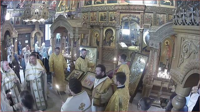 Служба 7го августа. Всенощное Бдение смотреть онлайн