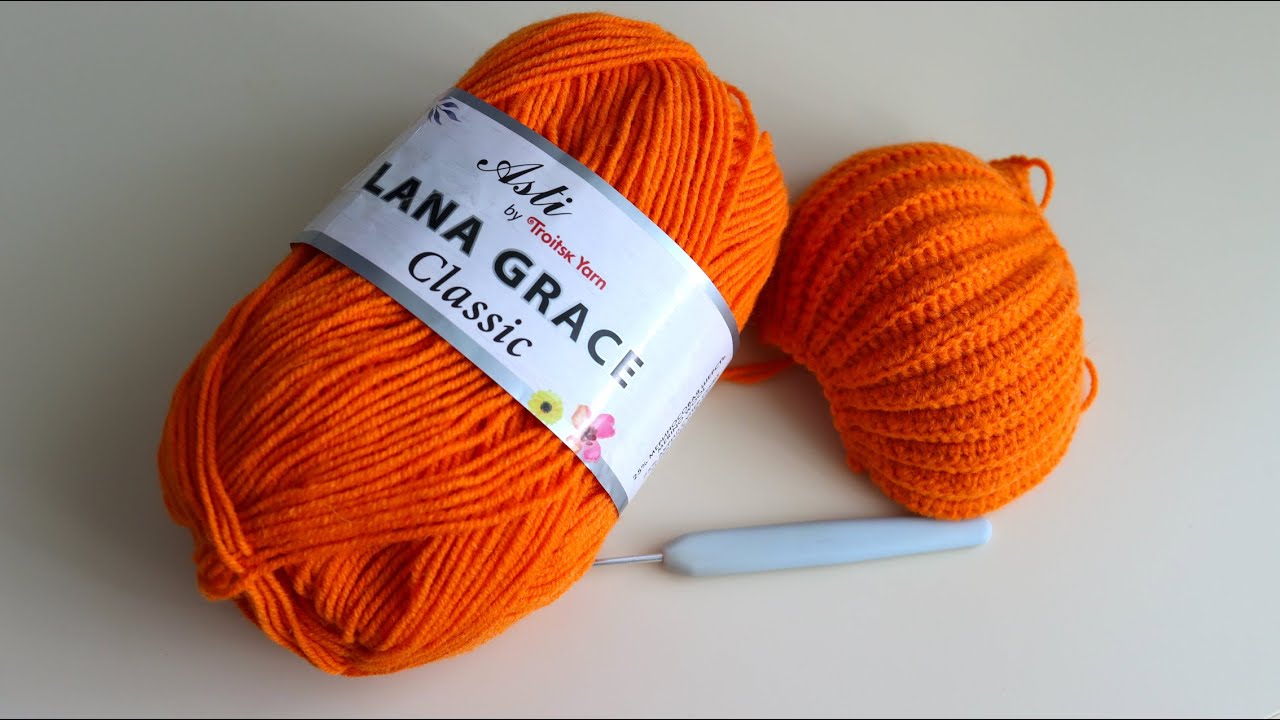 Обзор пряжи LANA GRACE. Вяжу тыкву крючком смотреть онлайн