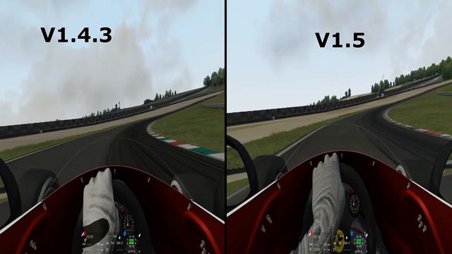 Assetto Corsa V1.4.3 vs V1.5 - Track Comparison Mugello - Ferrari 312t @60FPS смотреть онлайн