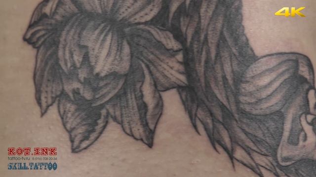 Дракон на бедре Tattoo 1 сеанс смотреть онлайн