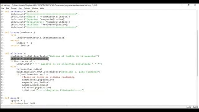 Eliminando Elementos de una Lista / Python/pop/ смотреть онлайн