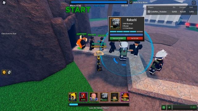 Kakashi Showcase - Ultimate Tower Defense смотреть онлайн