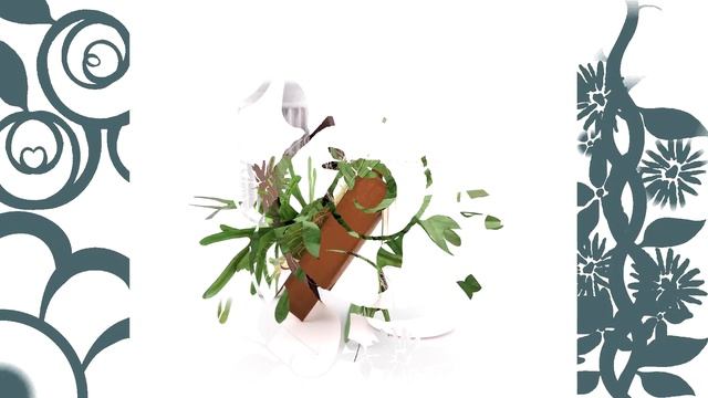 Dollhouse miniature. Platycerium. Кукольная миниатюра. Платицериум смотреть онлайн