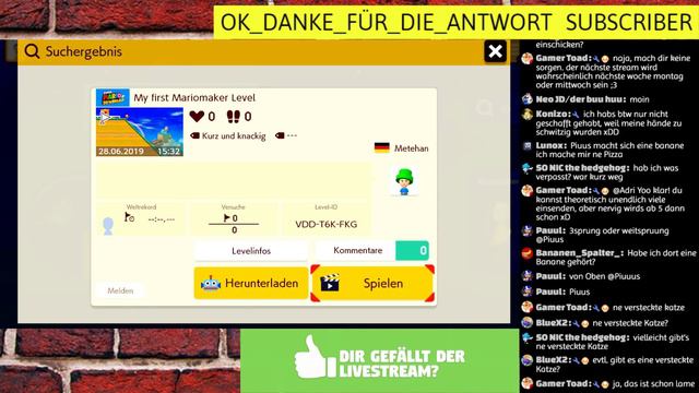 EURE Level spielen! - Super Mario Maker 2 Livestream (Aufzeichnung) смотреть онлайн