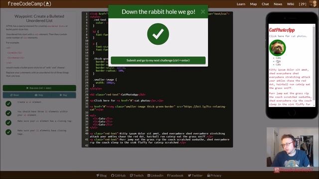 Waypoint: HTML and CSS FreeCodeCamp Part 2 Exercises 21-30 смотреть онлайн