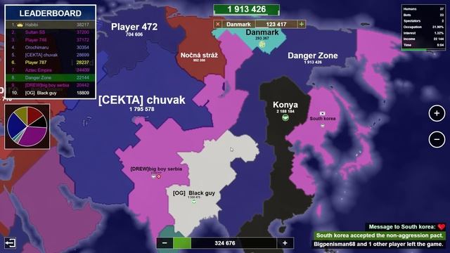 No One Is Allowed In The Danger Zone! Territory Games io - Territorial IO смотреть онлайн