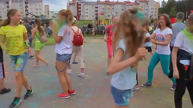 1 июня 2019г День защиты детей! 12ч Фестиваль красок Холи! Березино Беларусь смотреть онлайн