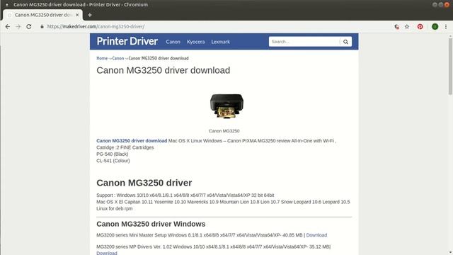 canon mg3250 driver смотреть онлайн